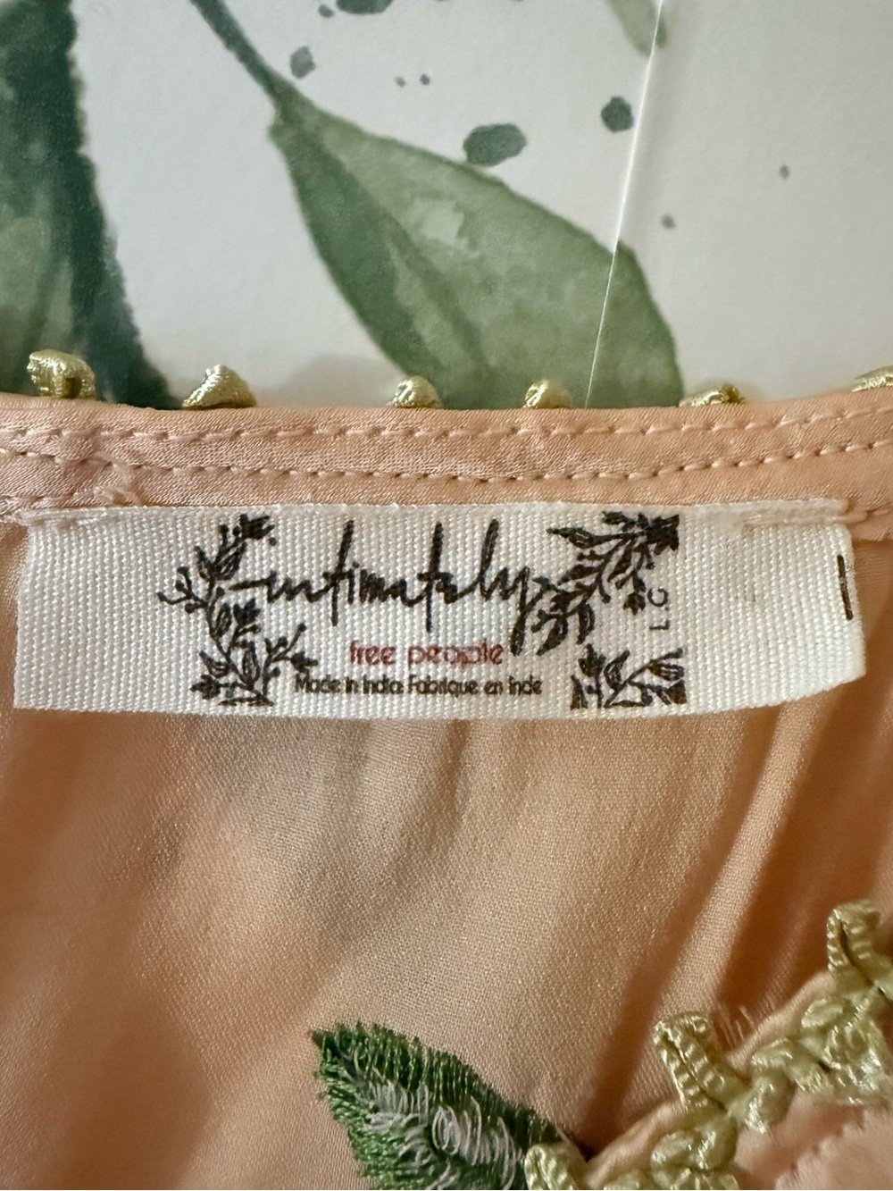 Free People “Bali Garden Party” Slip Dress - Picture 3 of 9